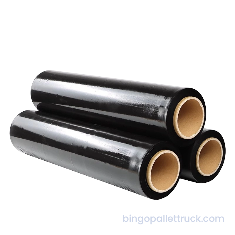 Czarna folia stretch LLDPE o dużej gęstości do pakowania